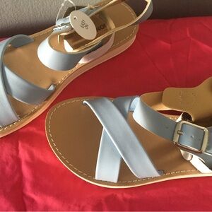 Sonoma Light Blue Strappy Sandals.  NWT. No Tags Has shoe box